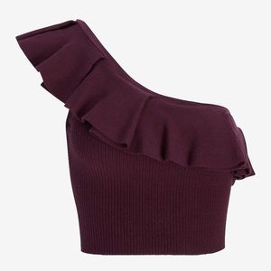 NWT Express black ribbed sweater crop top